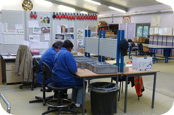 L'atelier de L'ESAT du Champ Fleuri