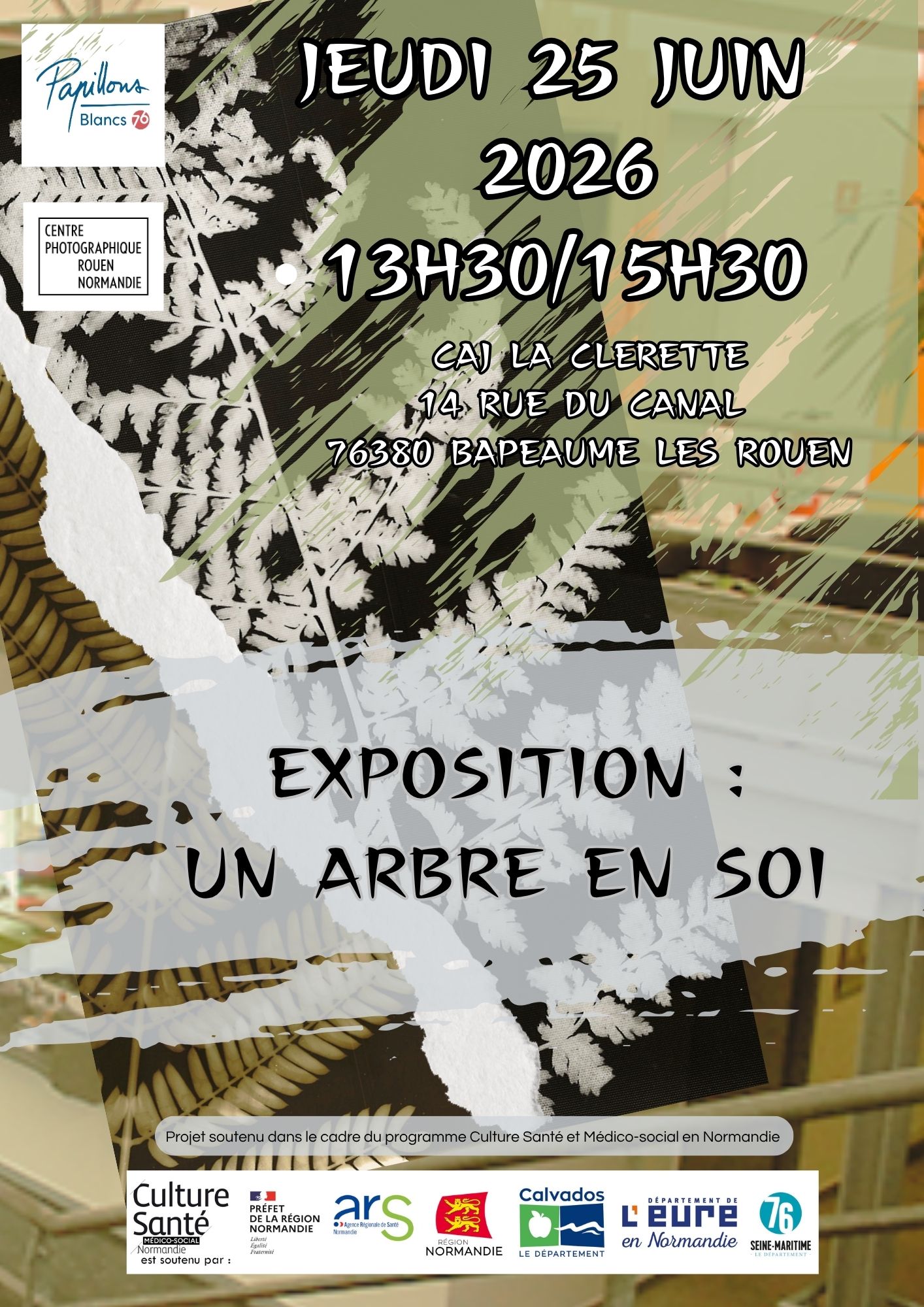 Affiche de l'exposition un arbre en soi